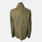 Light Olive Overshirt made of Suede