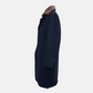 Navy Blue Coat made of Wool with Shearling Collar