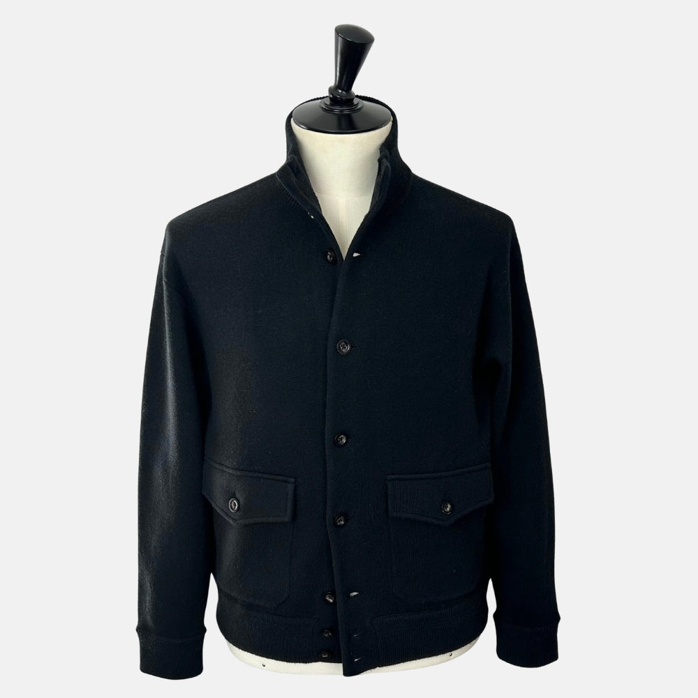 Black Jacket made of Wool (L, XL)