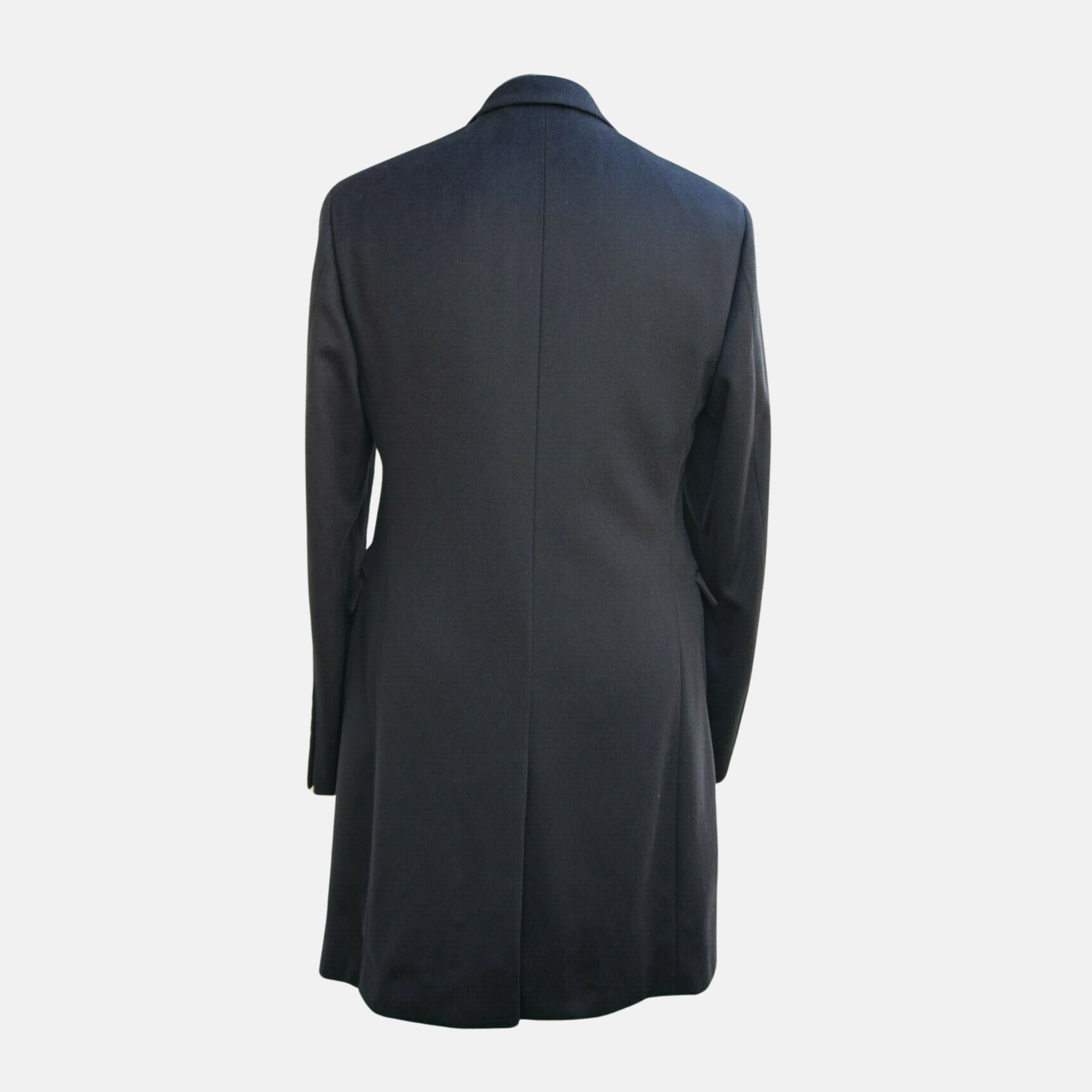 Navy Blue Cashmere Coat