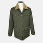 Olive Down Shearling Jacket (XL)