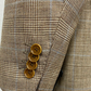 Brown Patterned Blazer made of Wool