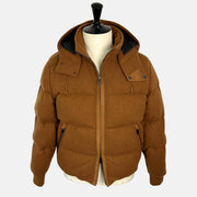 Dark Foliage Down Bomber Jacket made of Cashmere (EU 50, EU 52)