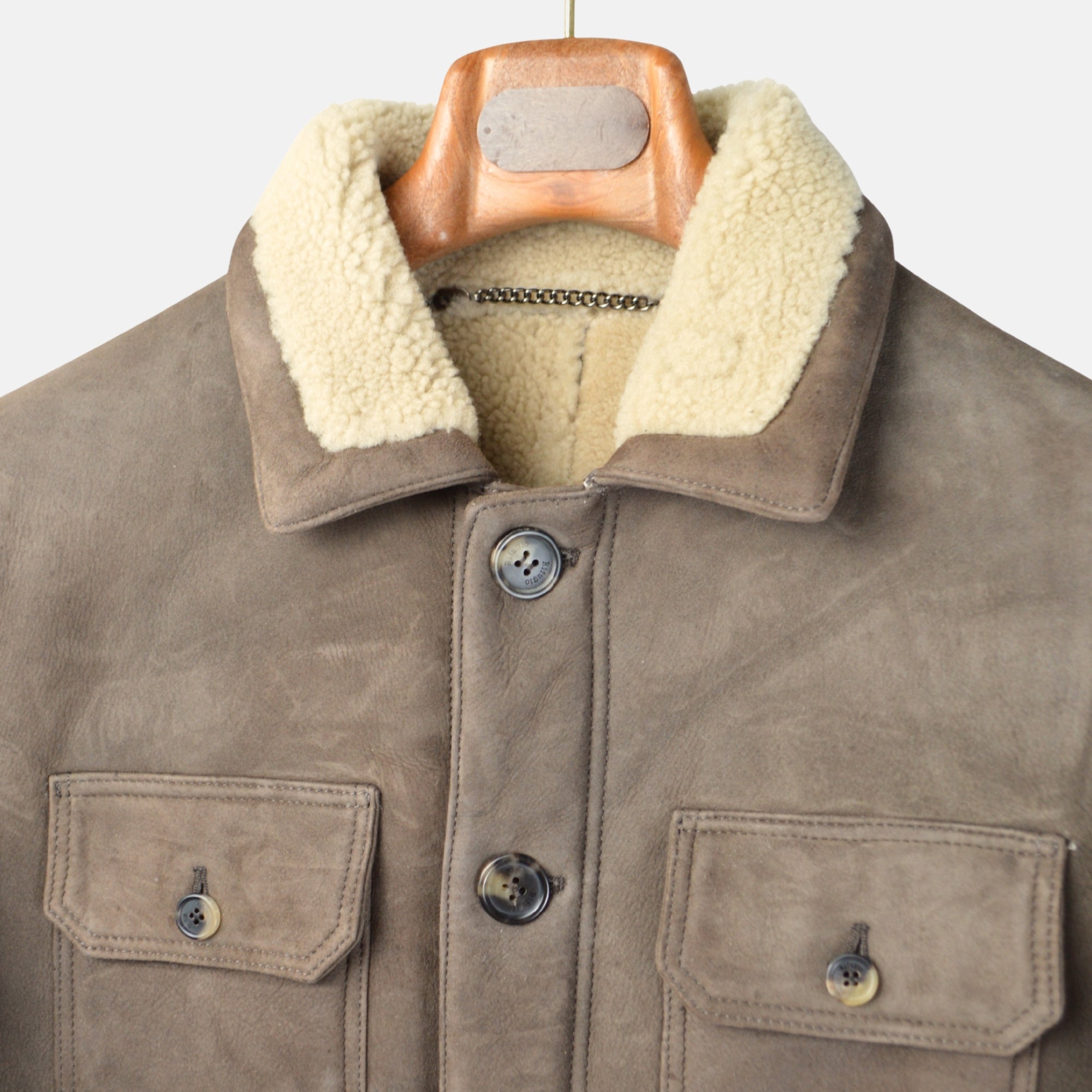 Brown Shearling Jacket (EU 50)