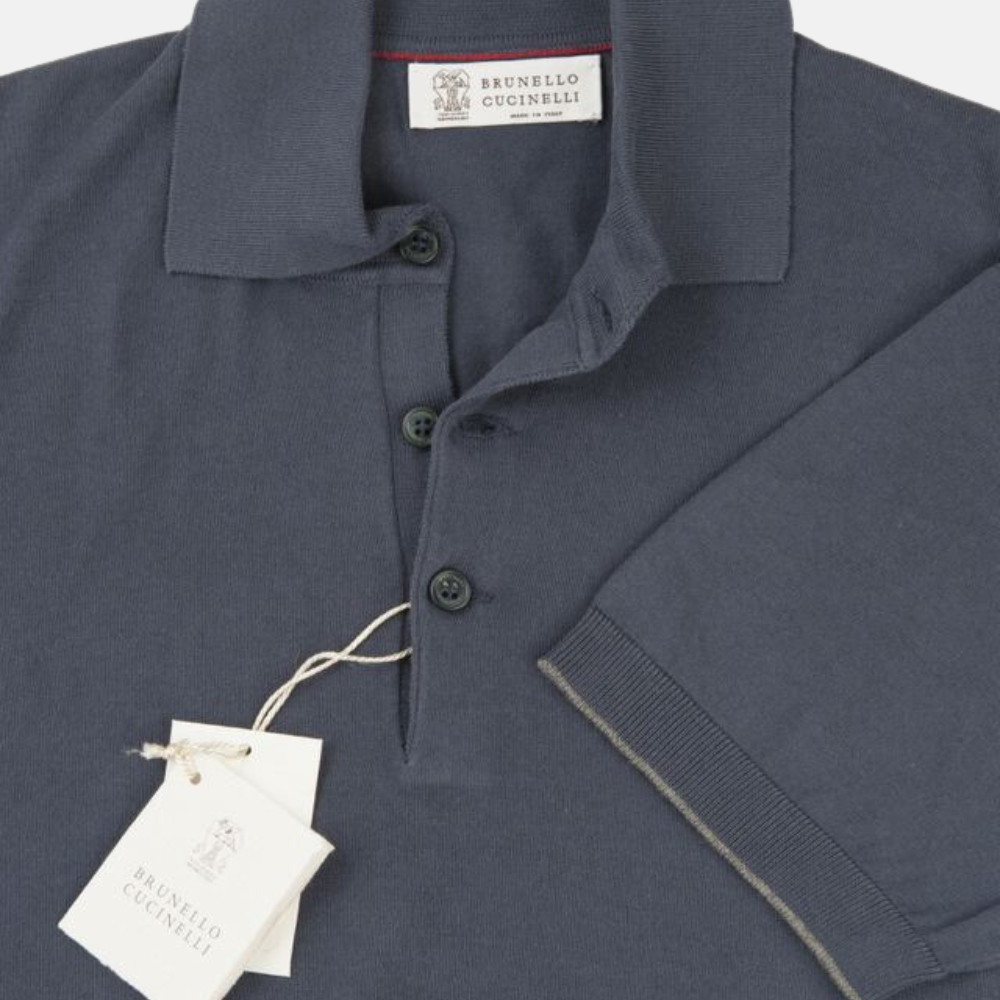 Grey Poloshirt made of Cotton (EU 44)