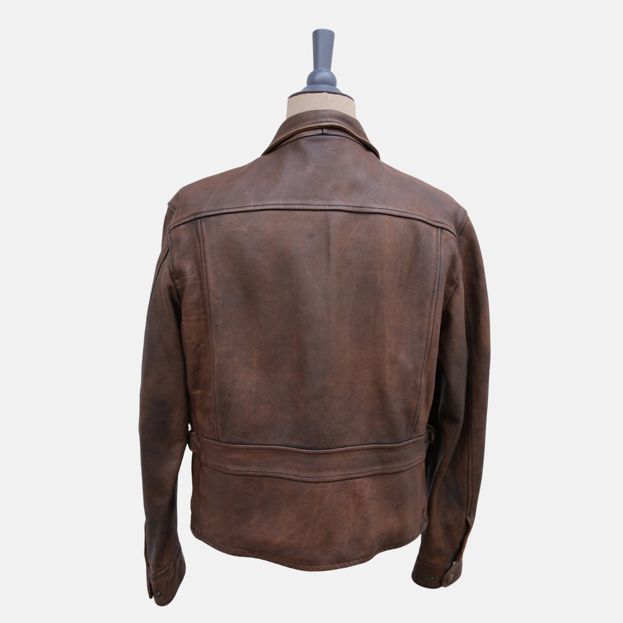 Brown Leather Jacket (L)