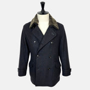 Anthracite Peacoat made of Cashmere (EU 52)