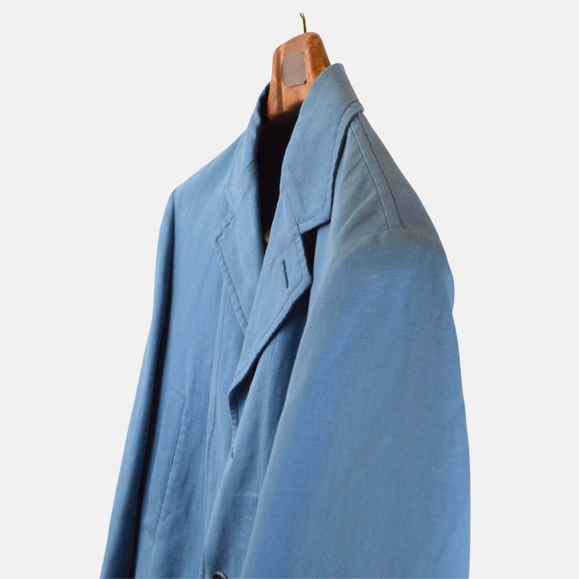 Blue Jacket made of Cotton / Linen (48)