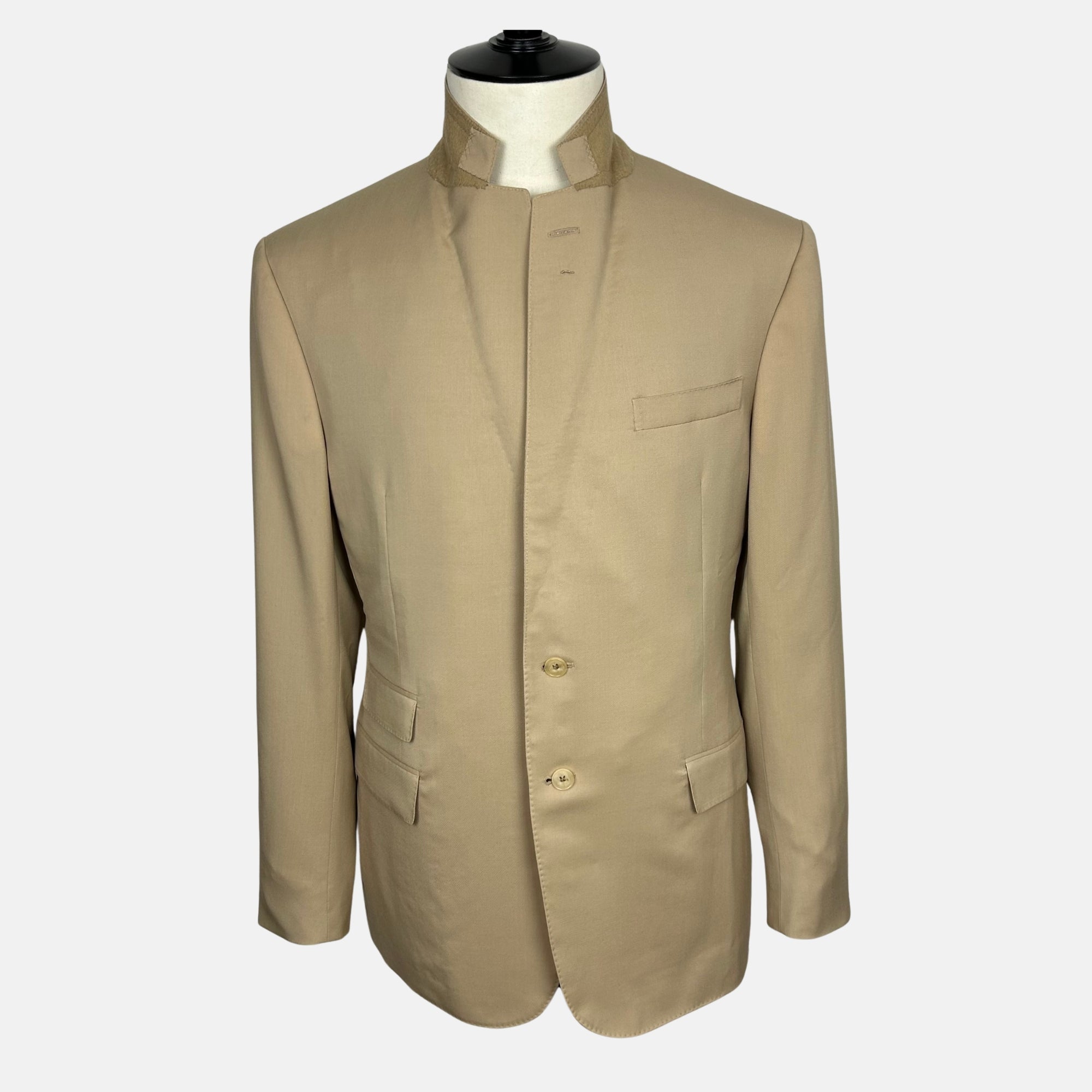 Tan Blazer made of Garbadine Wool (52/54)