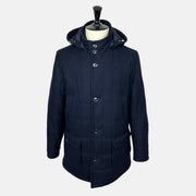 Navy  Parka made of Baby Cashmere (EU 50)