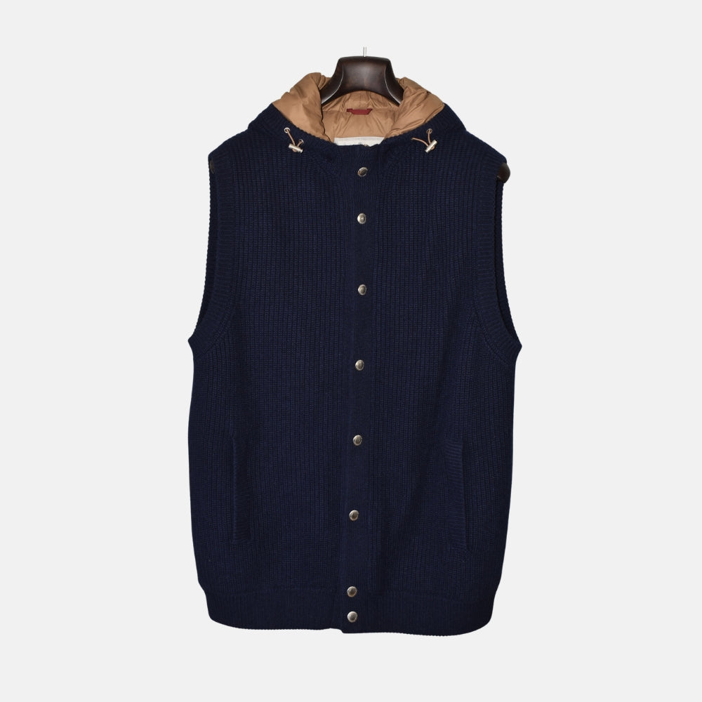 Navy Vest made of Cashmere (EU 56)