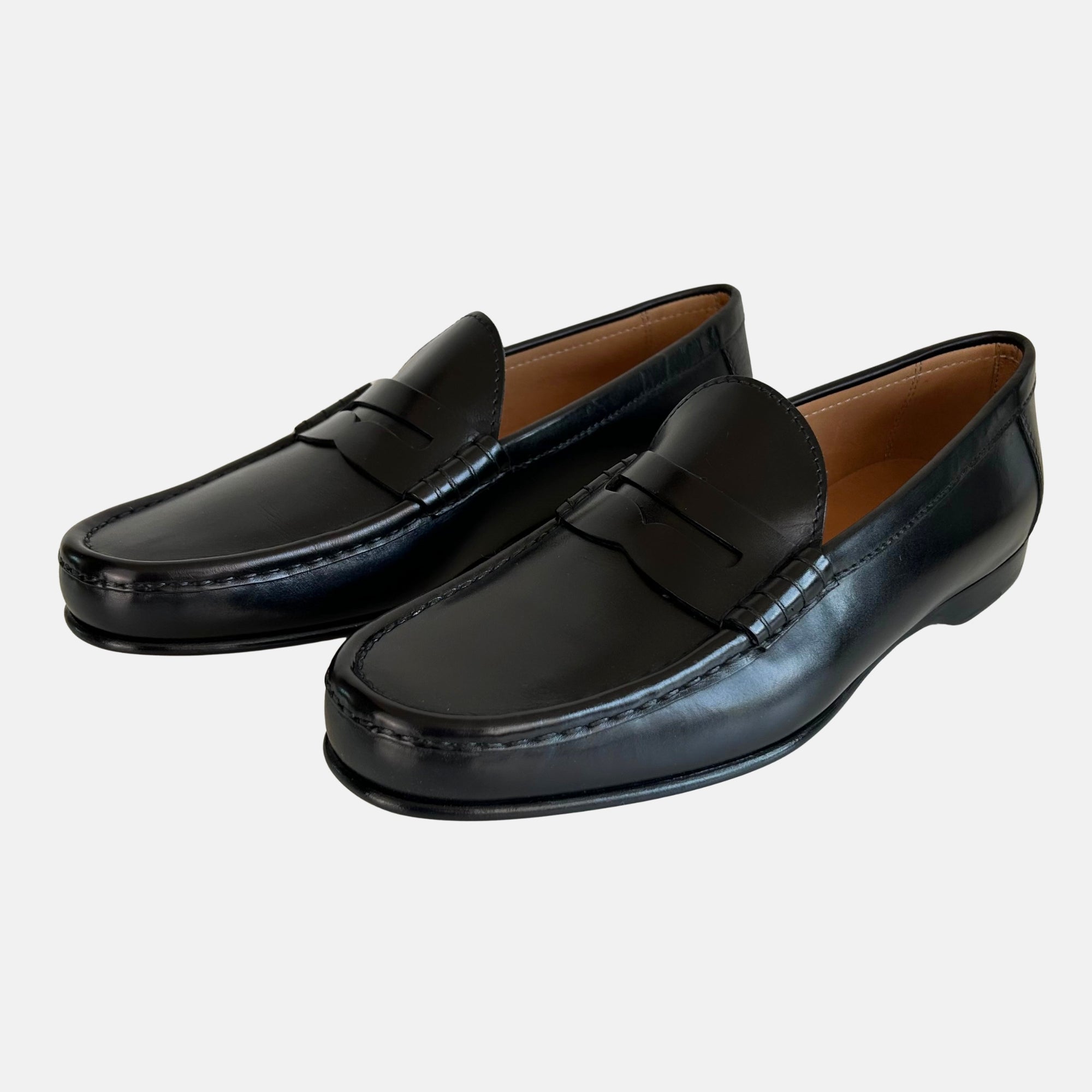 Black  Loafers made of Leather (EU 43.5)