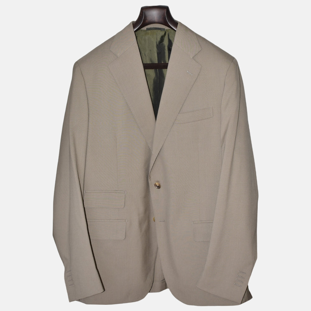 Light Olive Suit made of Virgin Wool (EU 54)