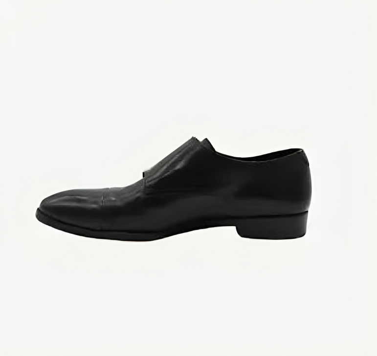 Black Double Monks made of Leather (EU 39,5)