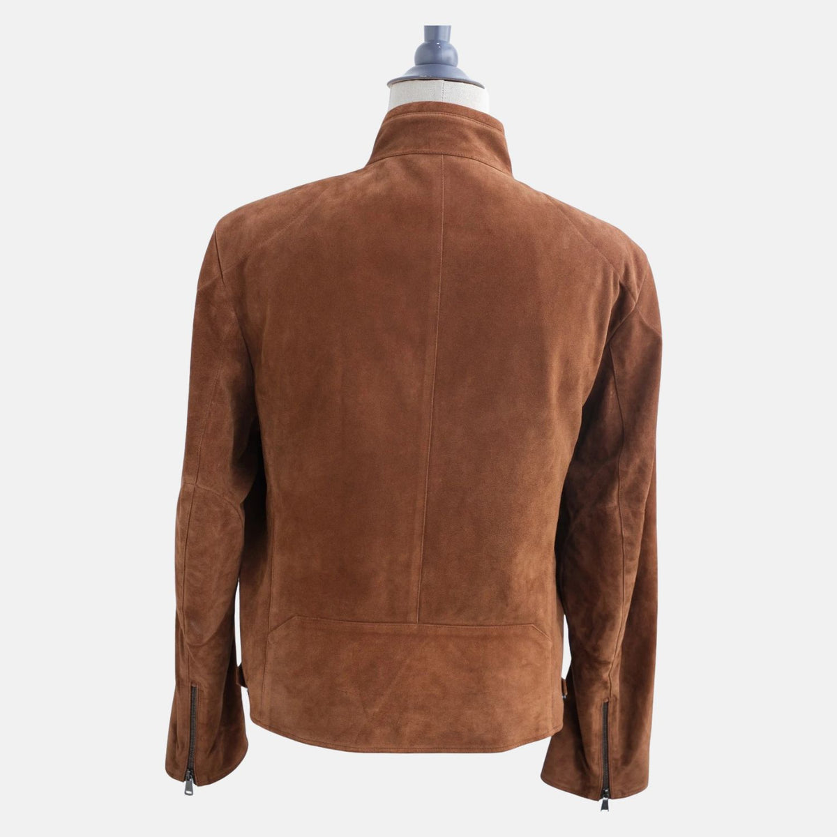 Ralph Lauren Purple Label Brown Biker Suede Jacket (L) – pre-owned | Sanpetuna