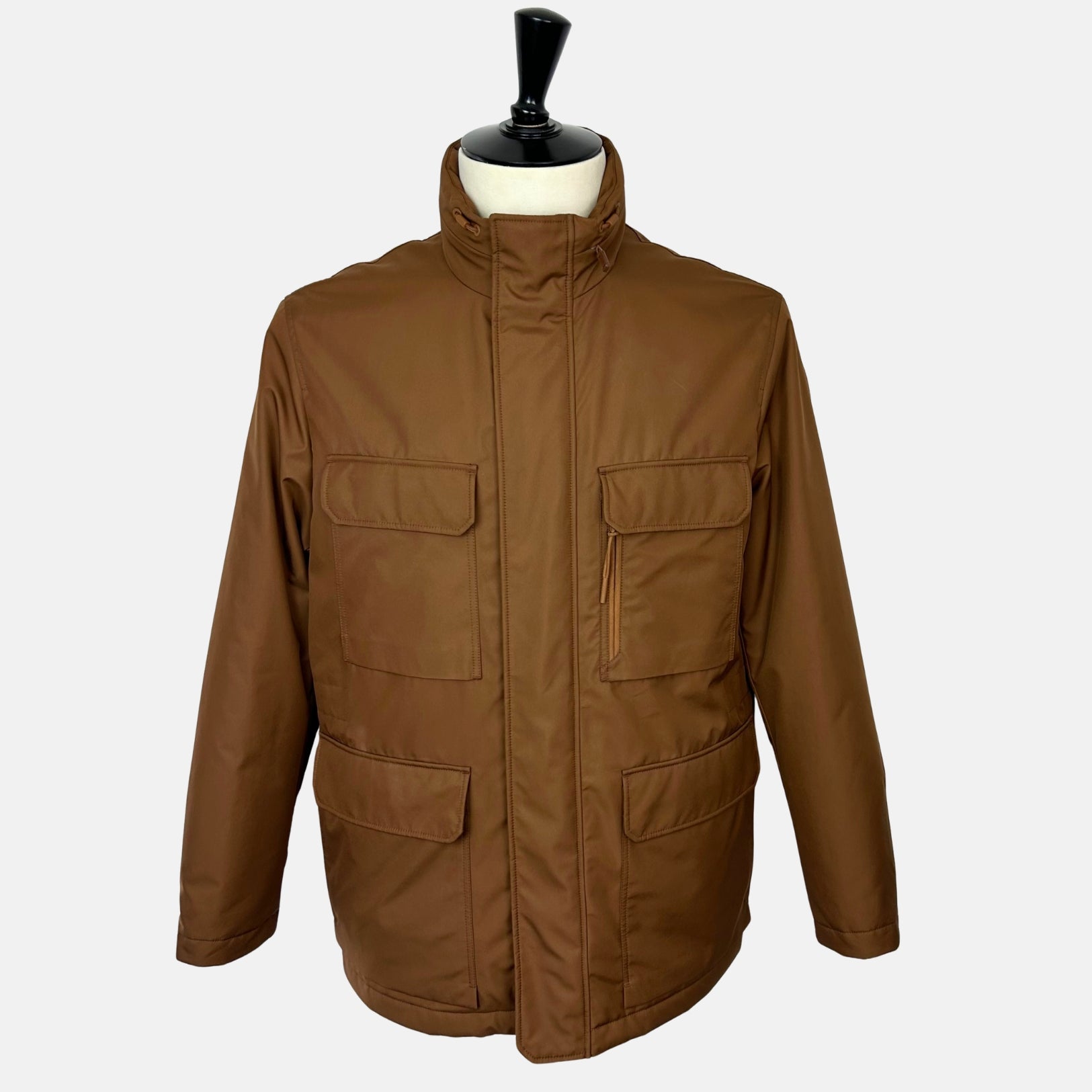 Brown Jacket made of Polyester (EU 48)