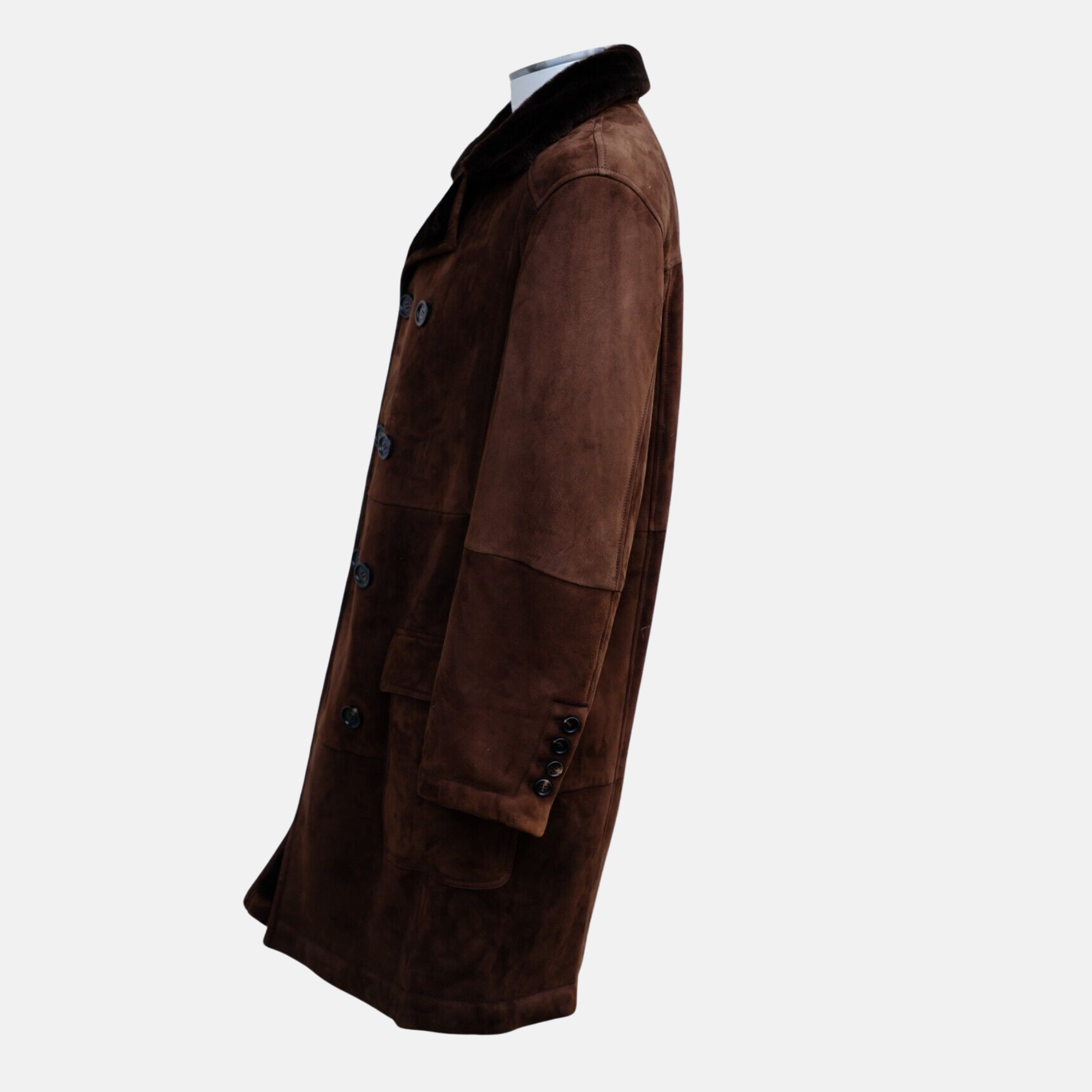 Brown Shearling Coat (M, L)