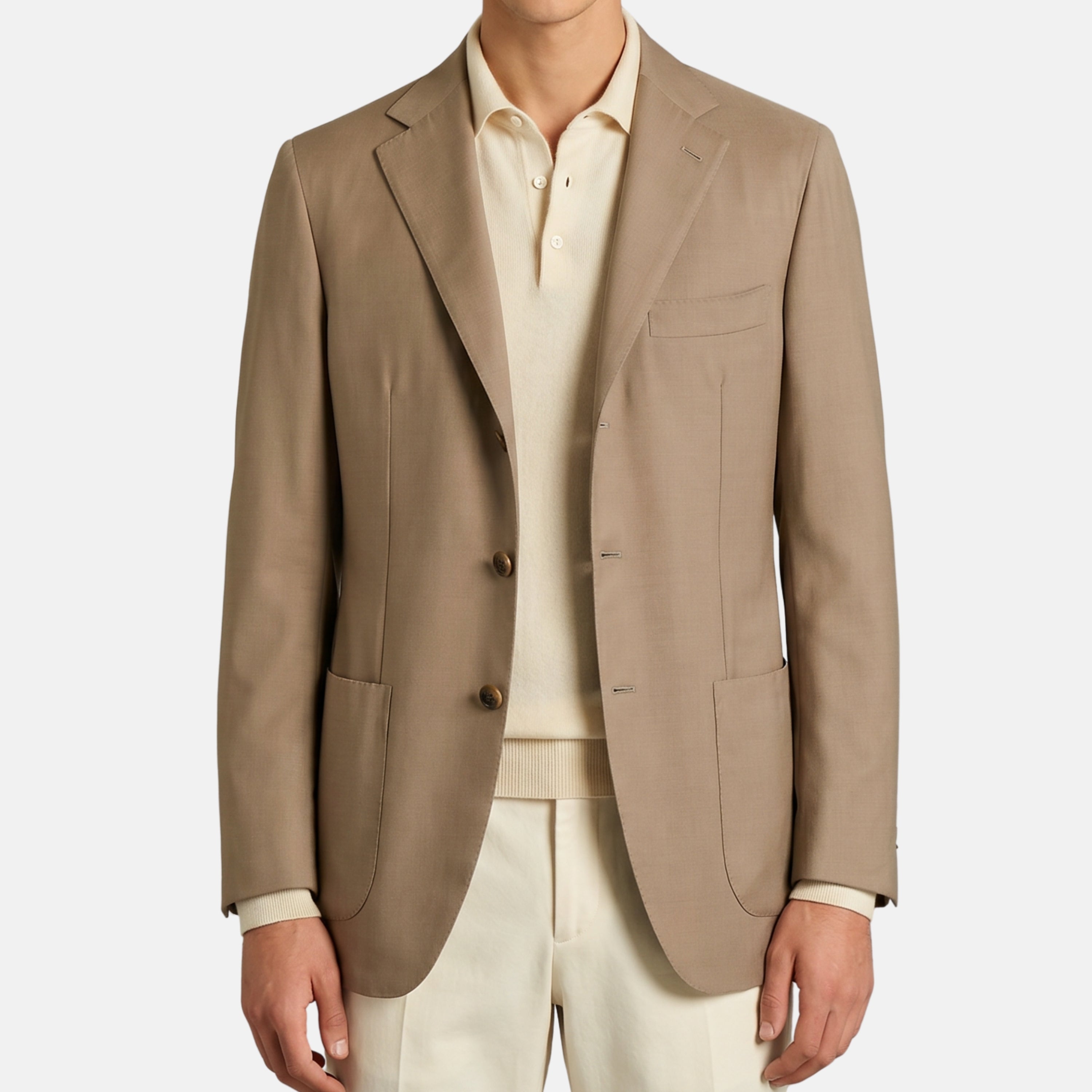 Beige Blazer made of Cashmere/Silk (EU 48)