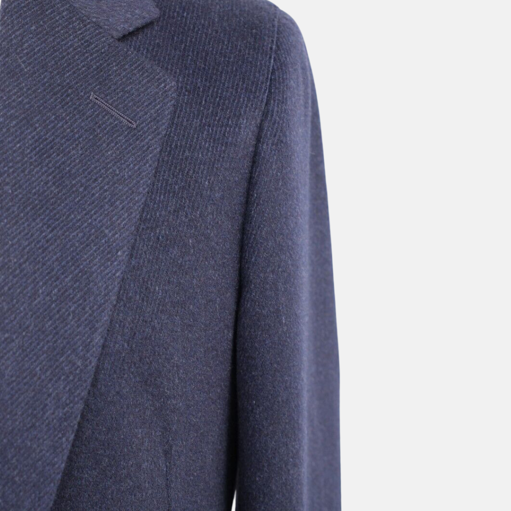 Navy Blue Coat made of Cashmere