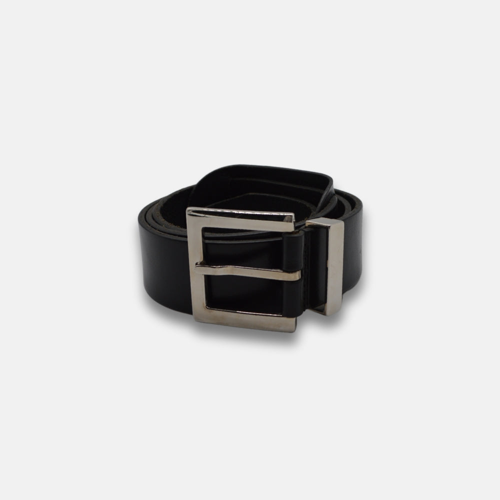 Black Leather Belt (90 cm)