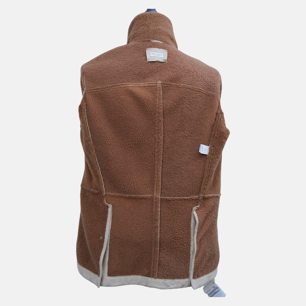 Beige Field Shearling Jacket (S)