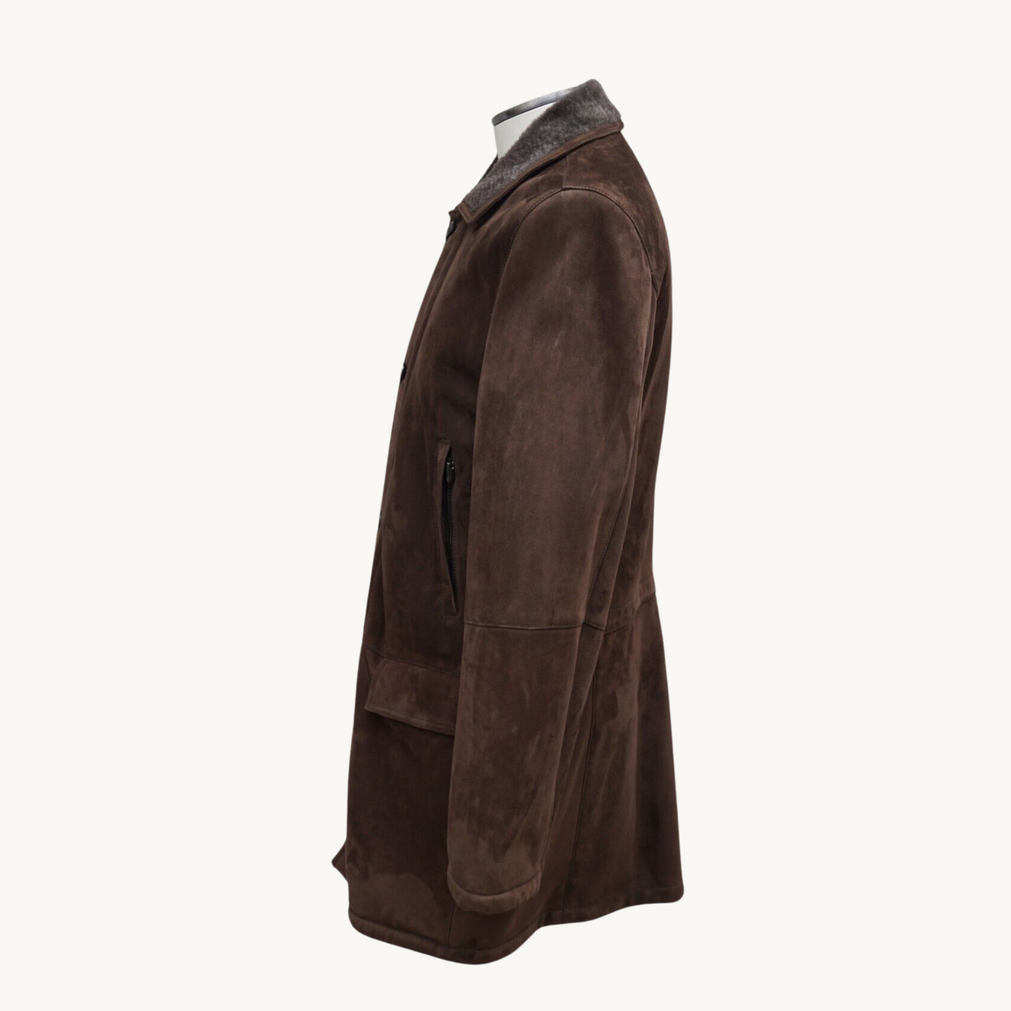 Brown Shearling Coat (EU 50)