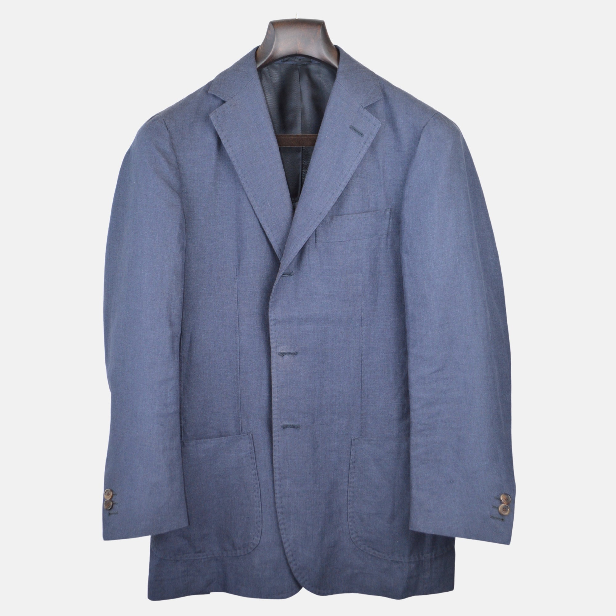 Dark Blue Blazer made of Linen (EU 44)