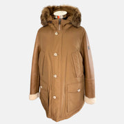 Alaskan Brown Parka made of Sheepskin/Cotton (EU L)