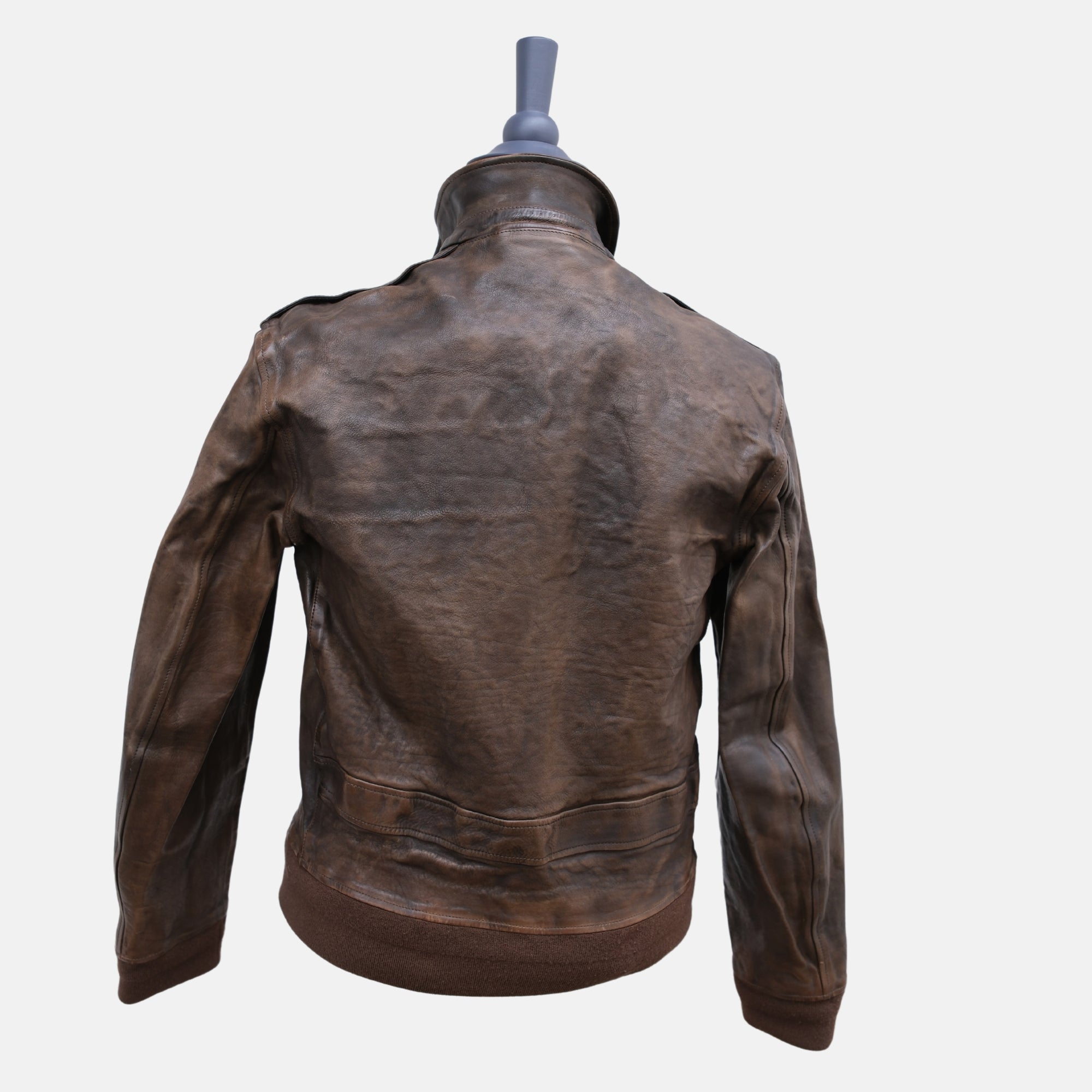 Brown Leather Jacket (M/XL)