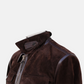 Brown Jacket made of Suede/Leather