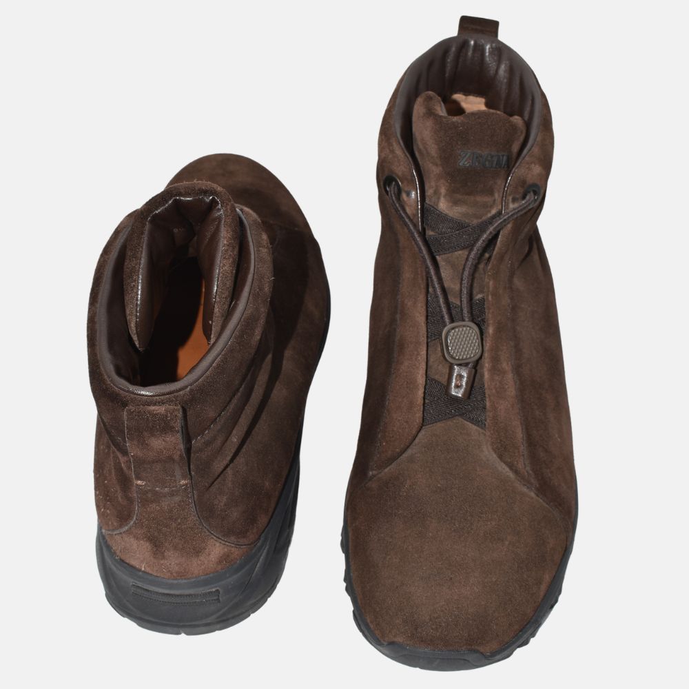Brown Half Boots made of Suede (EU 44)