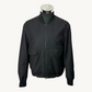 Black Bomber Jacket made of Wool/Mohair