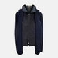 Navy Blue Blazer made of Wool/Cotton with Vest