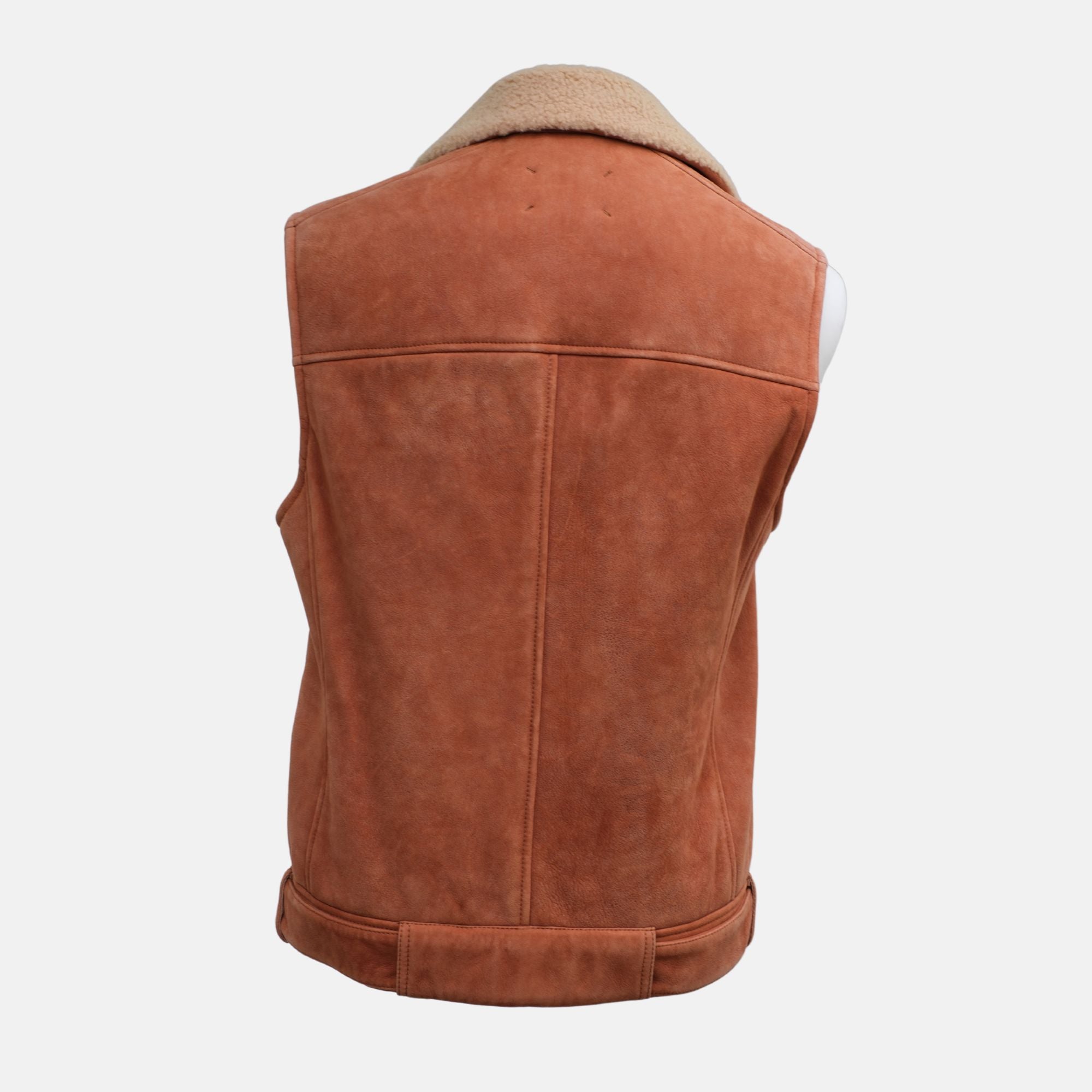 Light Brown Shearling Vest (M)