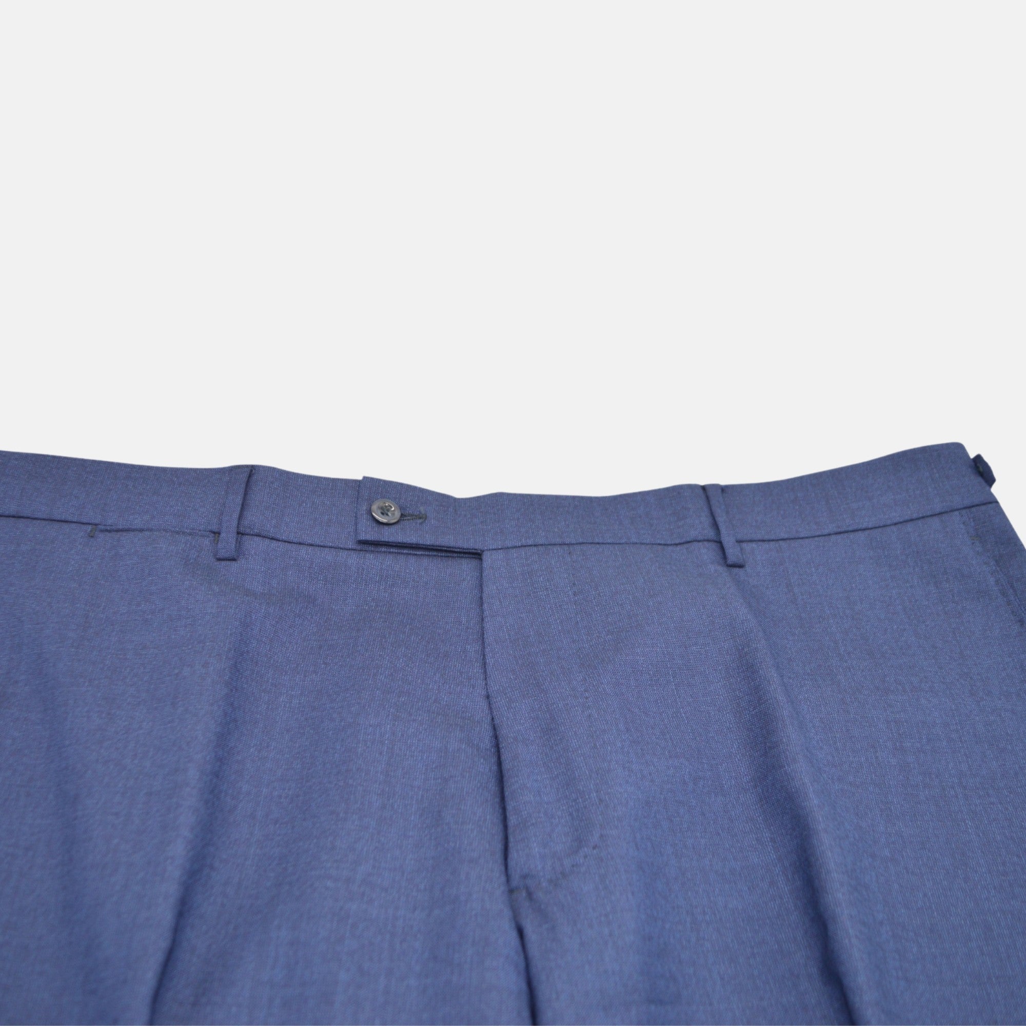 Navy Trousers made of Wool (58)