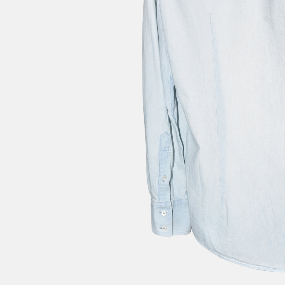 Light Blue Denim Shirt made of Cotton (L)