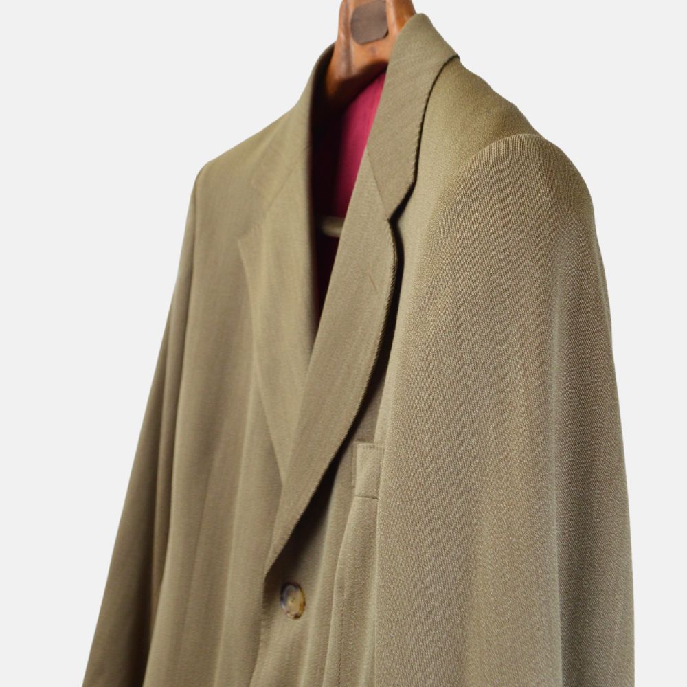 Taupe Coat made of Wool (50)