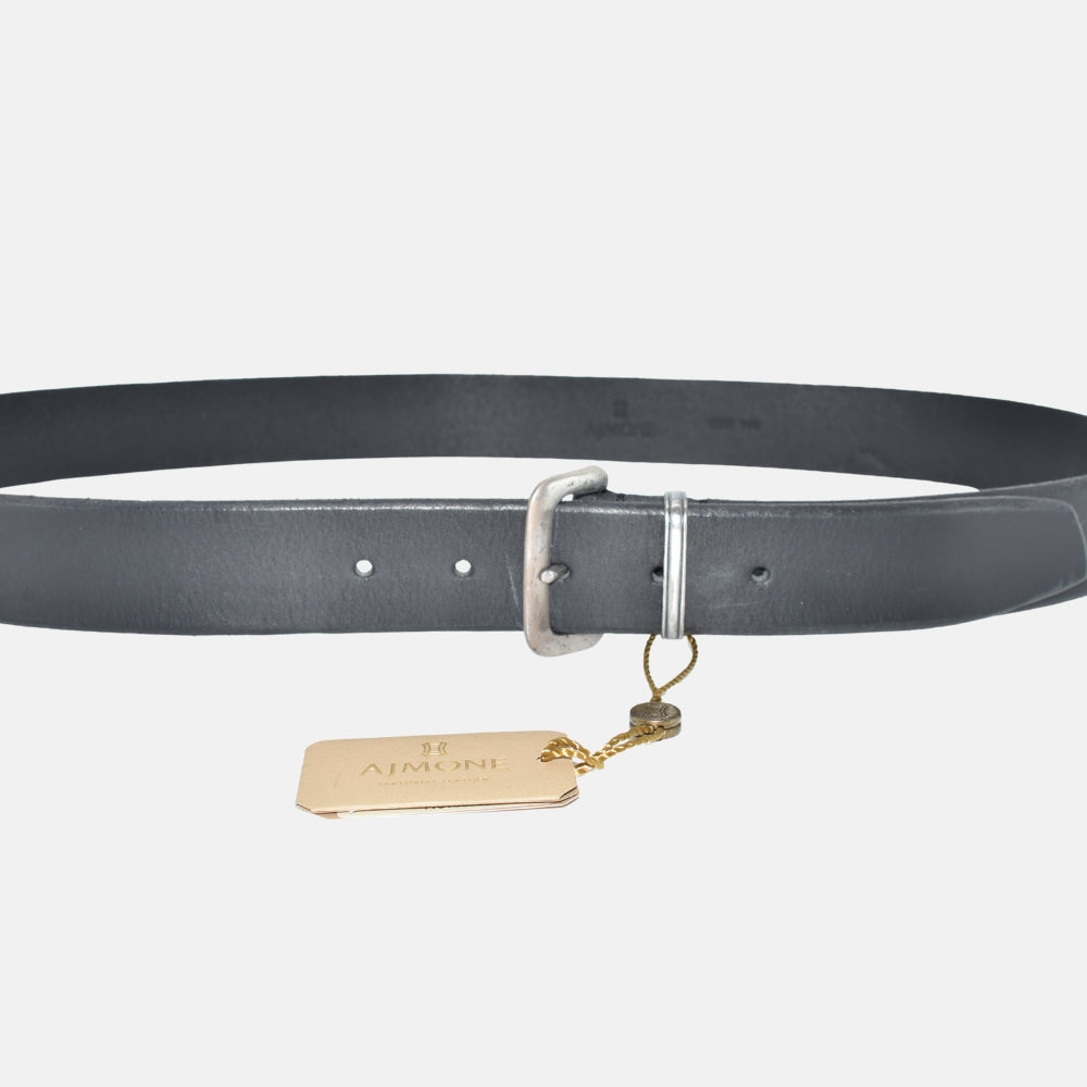 Black Belt made of Leather (105 cm)