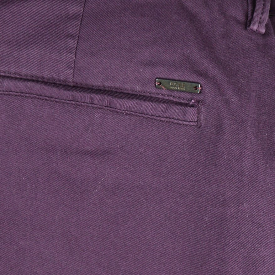 Purple Pants made of Cotton (W33)