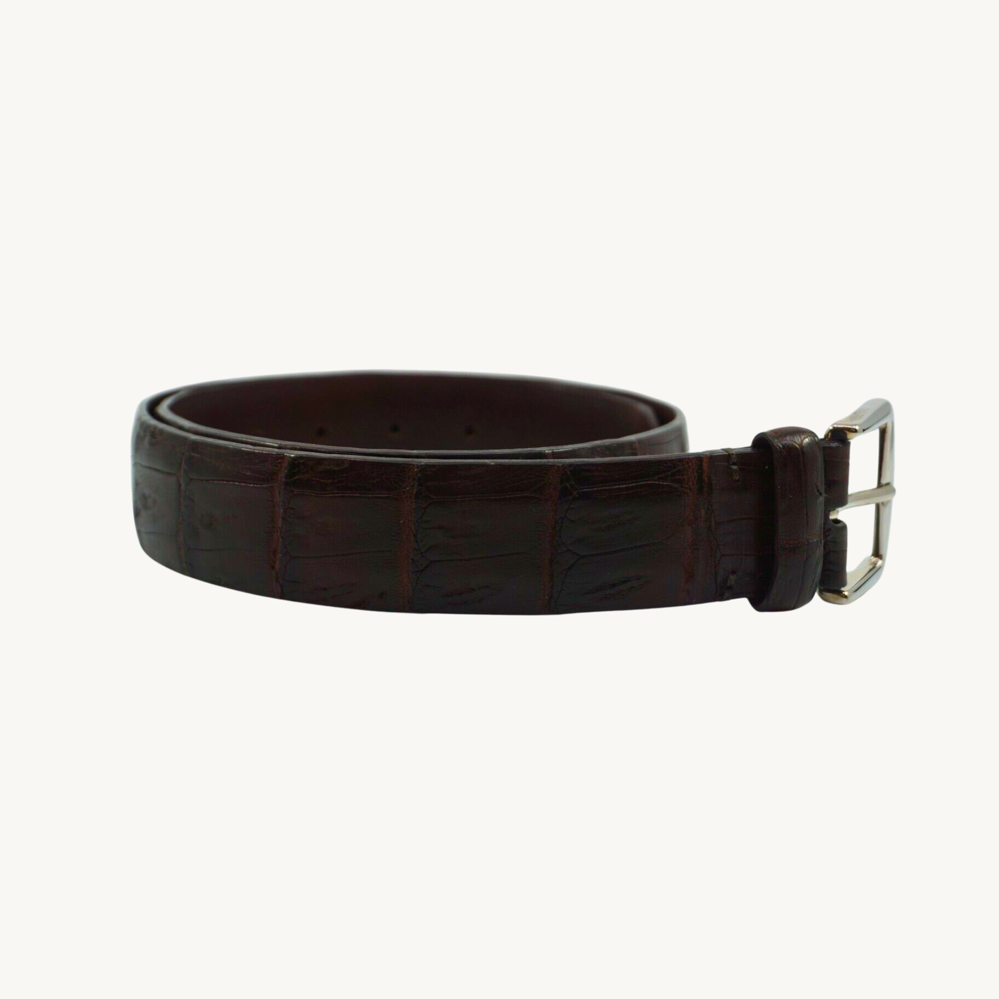 Brown Crocodile Belt