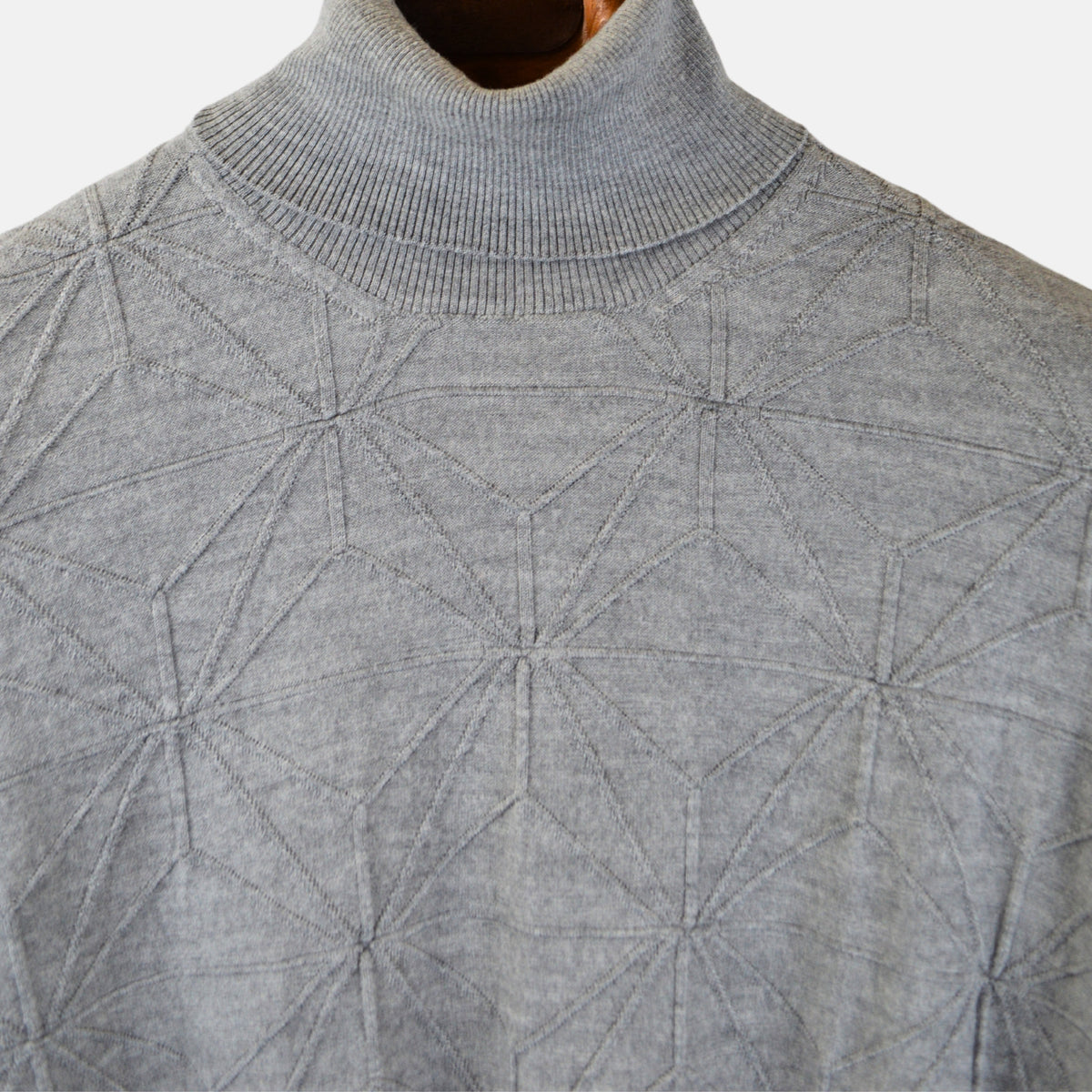 Grey Turtleneck Sweater (L)
