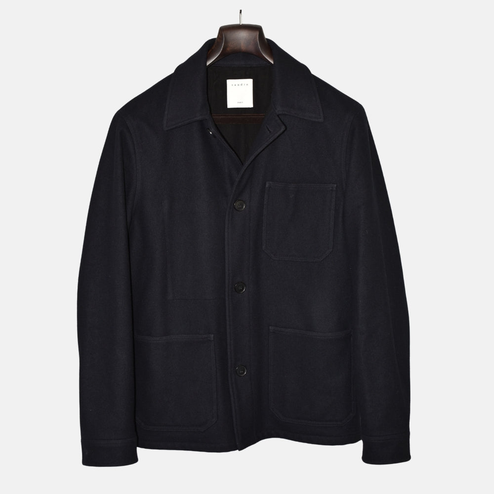 Navy Jacket made of Wool/Polymide/Cashmere (M)