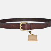 Brown Belt made of Leather (100 cm)