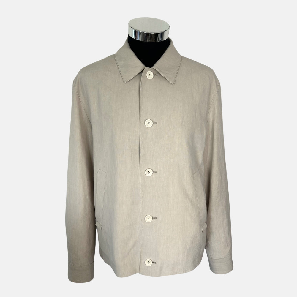 Ecru Jacket made of Linen (EU 50)