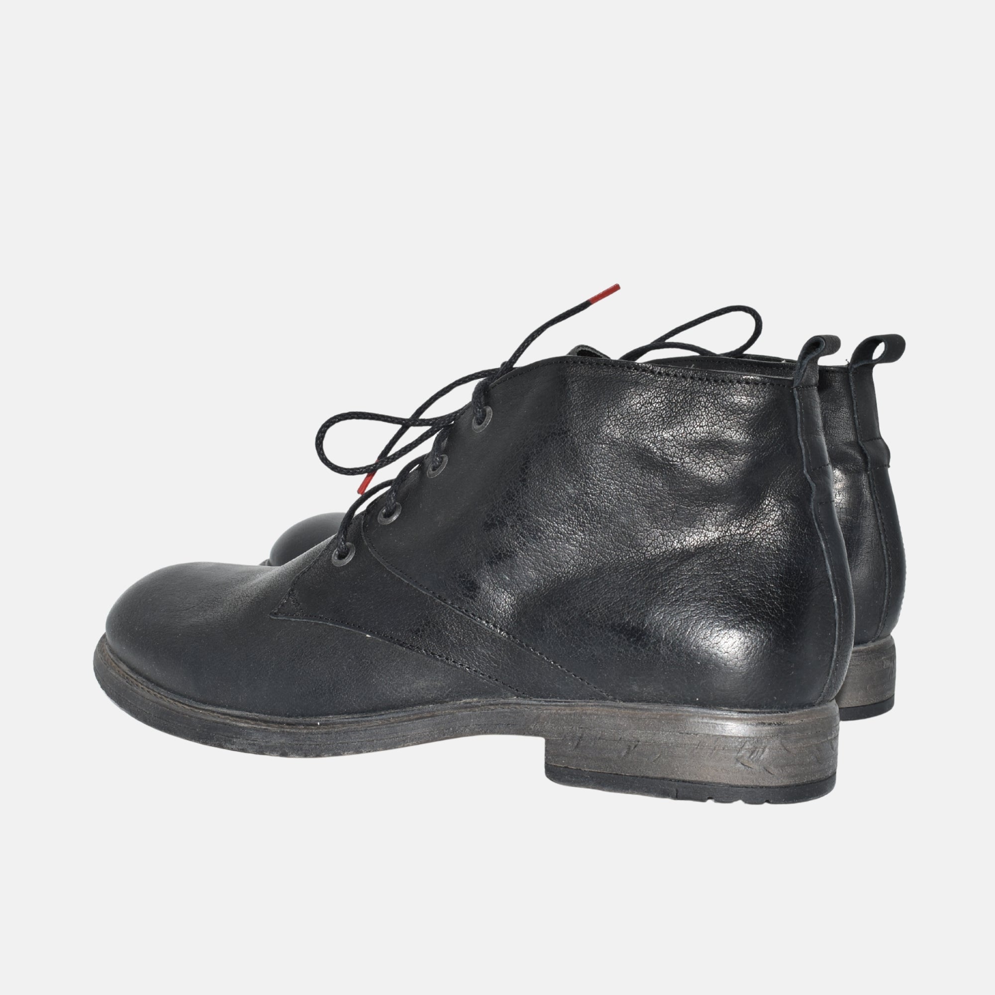 Midnight Blue Half Boots made of Leather (EU 44)