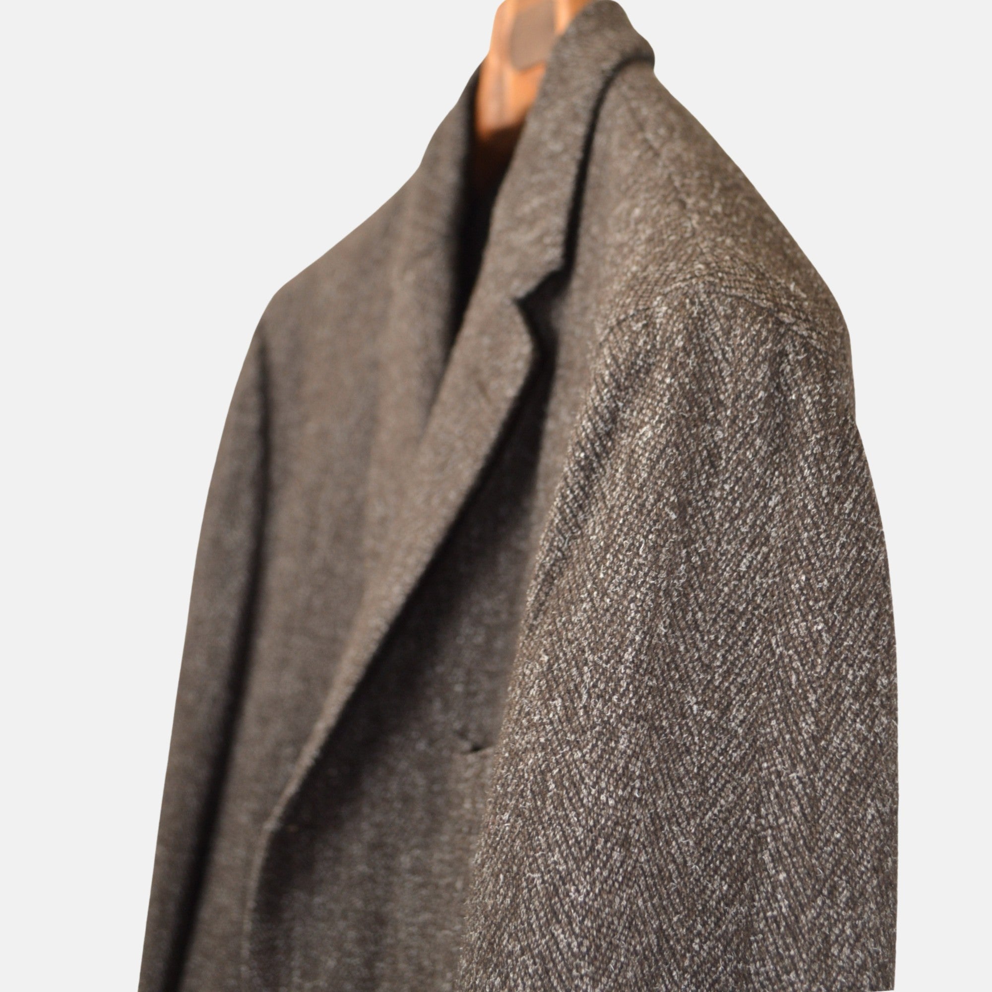 Brown Blazer made of Wool/Viscose (58)