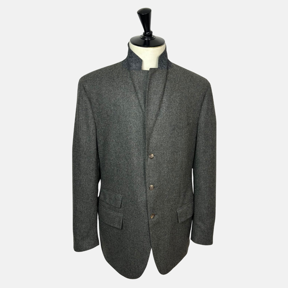 Gray Melange Suit made of Virgin Wool/Cashmere (EU 54)