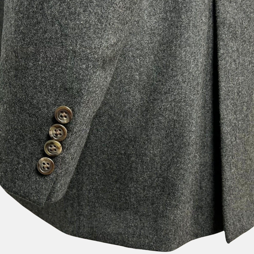 Gray Melange Suit made of Virgin Wool/Cashmere (EU 54)
