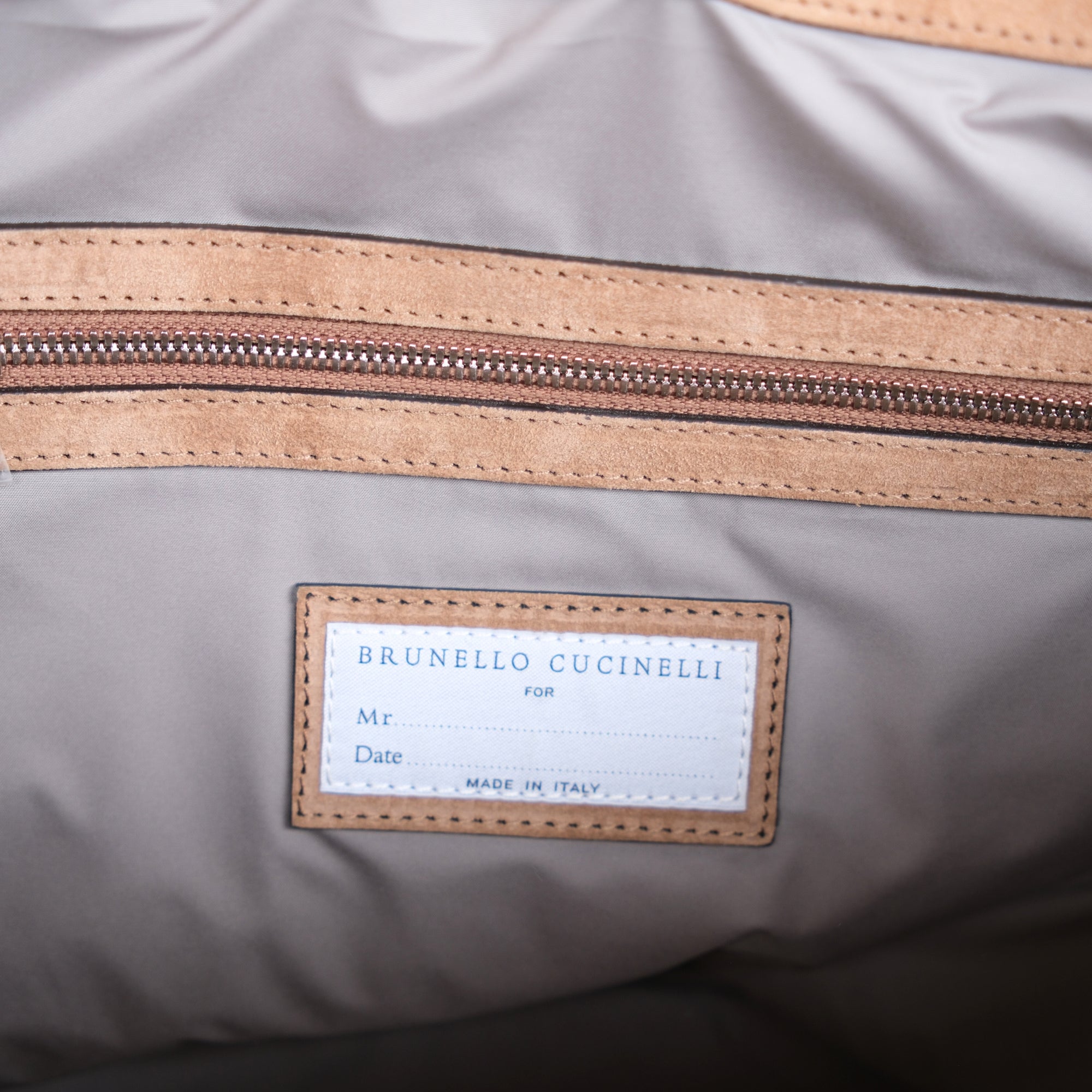 Brown Briefcase made of Leather (OS)