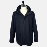 Navy Parka made of Wool/Nylon/Cashmere (XXL)